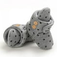 thumbnail image 6 of GYRATEDREAM Newborn Infant Baby Girl Boy Cotton Booties Stay On Sock Slippers Soft Bedroom Shoes Non-Skid Ankle Boots Toddler Crib Warm Shoe First Walker Birthday Shower Gift 0-18M, 6 of 12