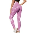 thumbnail image 1 of Gibobby Pantalon yoga mujer Pantalones ajustados de color melocotón para levantamiento de cadera para mujer(Morado,CH), 1 of 5