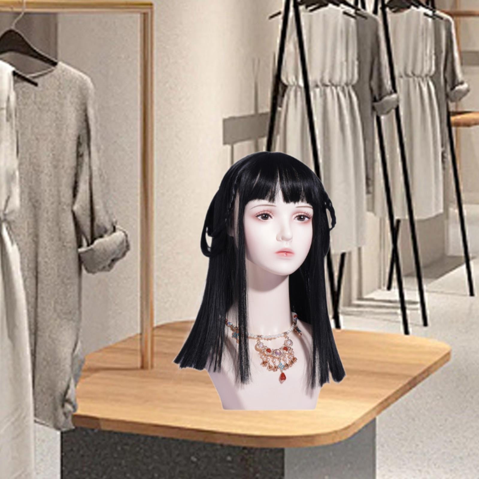 Bothyi Mannequin Head Model, Hat Holder Rack,Retail Storage Rack,Multipurpose Hat Display Stand for Eyeglasses Jewellery Hairpieces