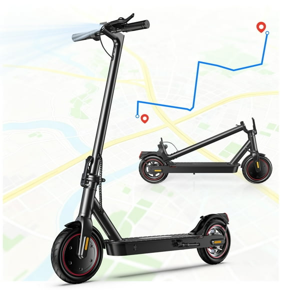 iScooter Electric Scooter for Adults,21 Miles Max Range with 18 MPH Top,350W Foldable Commuting Electric Scooter with 3 Speed & Cruise Control Escooter