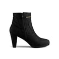 thumbnail image 3 of Unique Bargains Women's Zip Round Toe Heel Ankle Boots, 3 of 8