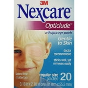 5 Pack - Nexcare Opticlude Elastic Bandages for Orthoptic Eye Patch, 20 Each