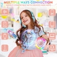 thumbnail image 3 of Máquina de karaoke BAYSING para niños con 2 micrófonos inalámbricos, 3 of 8