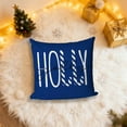 thumbnail image 5 of Xuniizn Christmas Pillow Covers 18x18 inch Xmas Decorations Soft Plush Faux Fur Wool Christmas Throw Pillow Cases Winter Holiday Decor for Sofa Living Room, 5 of 7
