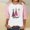 Pink2, variant on FDGIU Christmas Tree Shirts for Women 2025 3/4 Sleeve, Loose Fit Tunic Top with Xmas Tree Print, Holiday Casual Blouse
