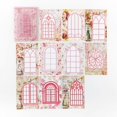 thumbnail image 1 of 10pcs Dreamy Flower Window Series - Vintage Background Paper for DIY Diary Labels & Decoration, 1 of 4