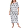 thumbnail image 1 of Vestido Irfora Vestido de tumbona para mujer, camisones sueltos de talla grande Vintage, pijamas para descansar Irfora Vestido, 1 of 5