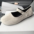 thumbnail image 3 of Willtoo Wide Toe Box Flats Women Comfort Slip On Ballet Orthopedic Shoes Mary Jane Dressy Knit Flats with Straps Washable Casual Office, 3 of 5