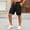 Black#01, variant on Cargo Shorts for Men Elastic Waistband Drawstring Cotton Like Big and Tall Short Mens Summer Casual Solid Loose Fits Lightwieght Comfy Short Pants