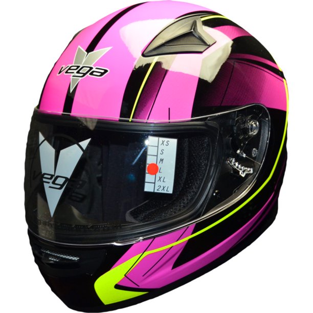 Vega Mach 2.0 JR Youth Stinger Helmet, Pink, SizeSM