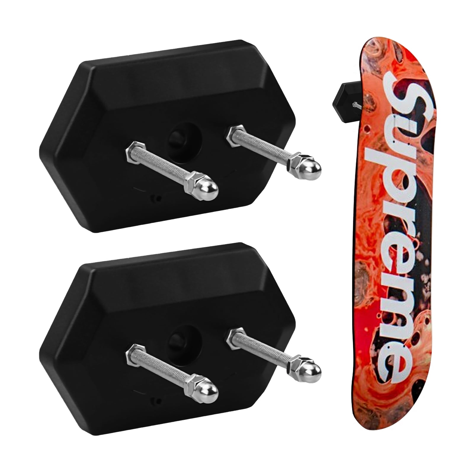 Wall Mount Skateboard Display Hanger Skateboard Hanger Hook 2Pcs For Skateboard Deck Display