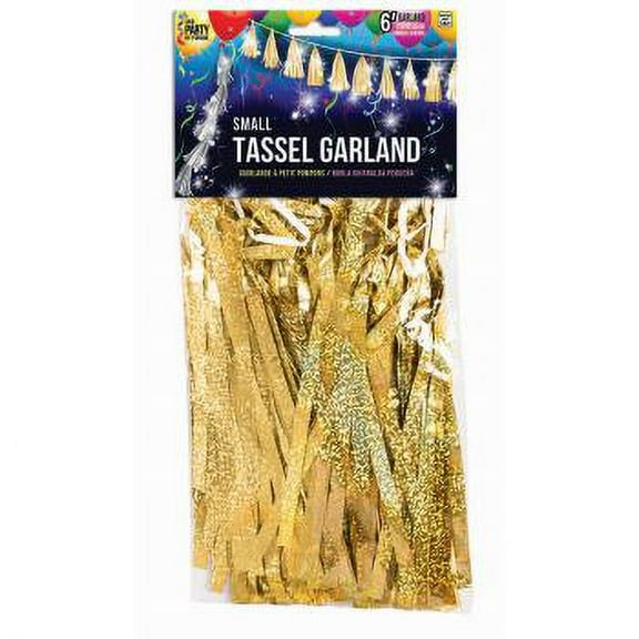 SML BALLOON TASSEL GOLD