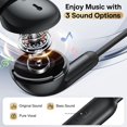 thumbnail image 3 of Auriculares iMangoo 3 EQ con cable USB-C y micrófono, color negro, 3 of 7