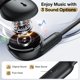 thumbnail image 3 of Auriculares iMangoo 3 EQ con cable USB-C y micrófono, color negro, 3 of 7