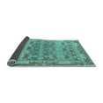 thumbnail image 2 of Ahgly Company Indoor Rectangle Abstract Light Blue Modern Area Rugs, 4' x 6', 2 of 4