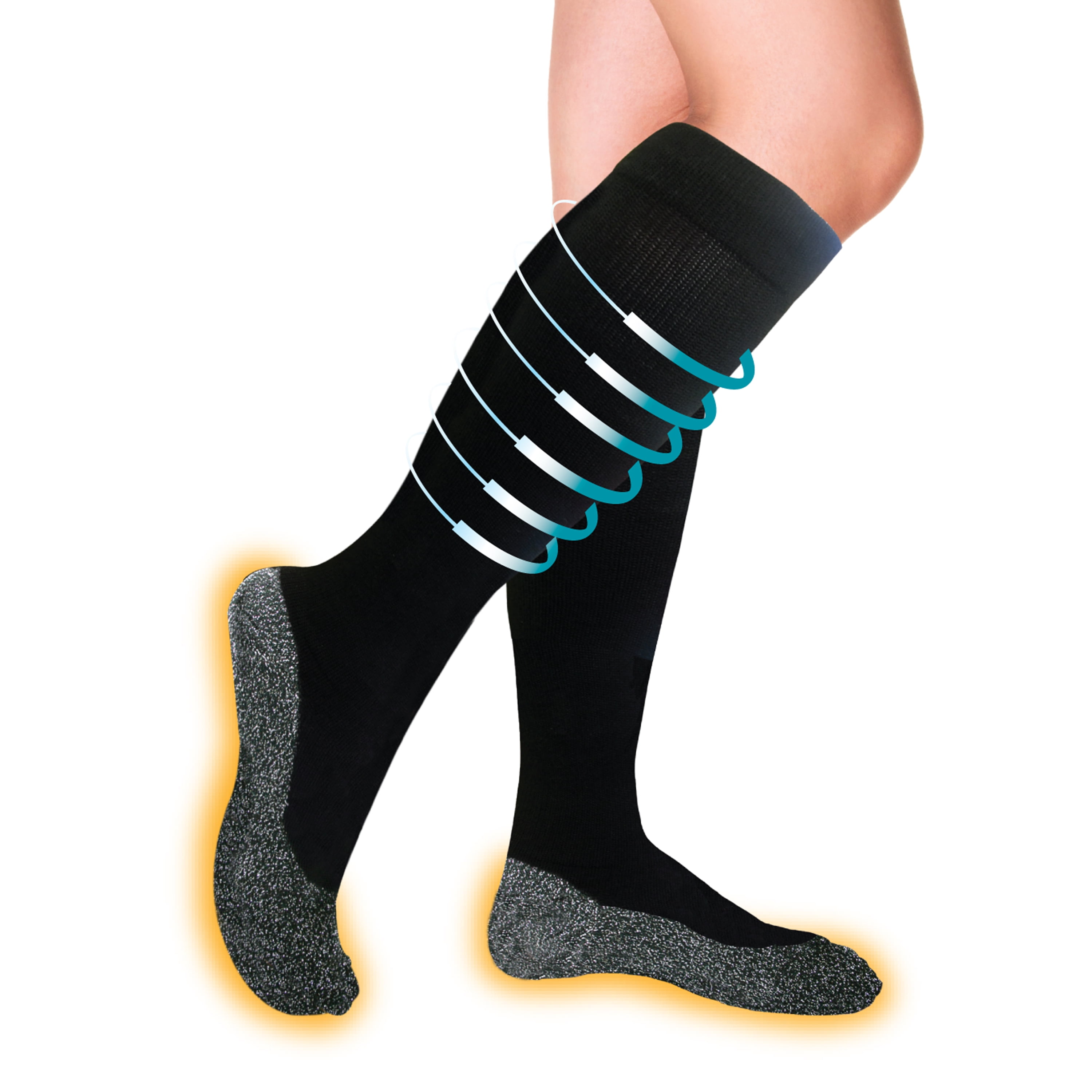 35 Below Compression Socks, Large, As Seen on TV