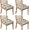 Pioneer Flower-47, variant on Pioneer Flower Seat Covers for Dining Room Chairs Set Of 4,Stretch Printed Washable Chair Seat Cover with Elastic Ties and Button,Removable Waterproof Couch Cushion Covers