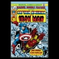 thumbnail image 2 of Men's Marvel Comic Retro Iron Man Captain America Graphic T-Shirt, 2 of 5