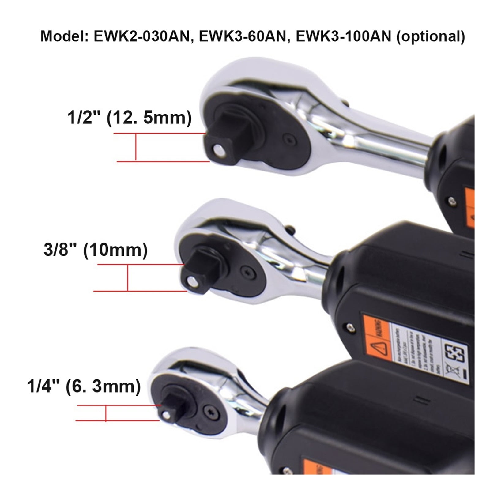 Digital Torque Wrench 1/2" 1/4" 3/8" Adjustable Wrench LED Light Alarm Backlight Handheld Professional Bike Car Repair Tool ,Precision & Robust