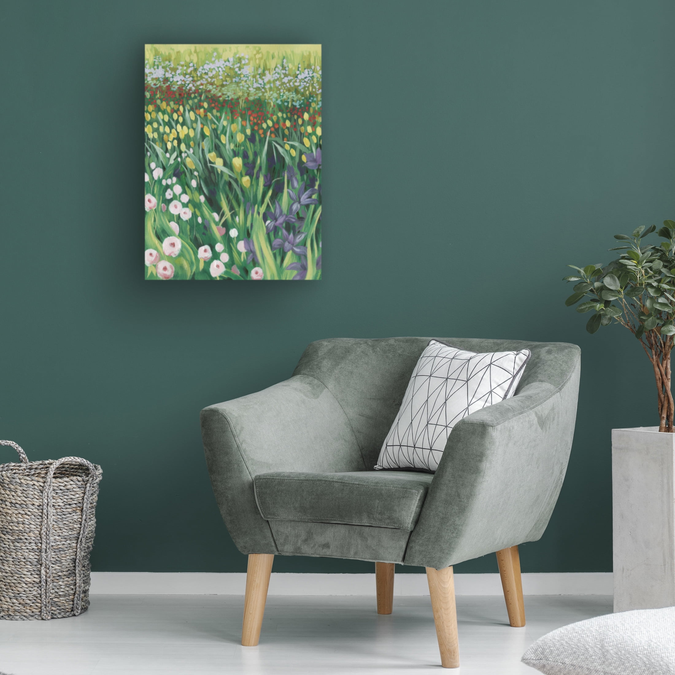 Trademark Fine Art Grace Popp Among the Flowers I Canvas Wall Art