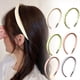 thumbnail image 1 of Diadema a cuadros para mujer Tela Accesorios para el cabello 16x14cm Patrón clásico Diadema elástica ligera y cómoda para uso diario Eventos de fiesta Moda Accesorio para el cabello en 6 colores, 1 of 6