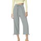 thumbnail image 3 of WILLBEST Pantalones Capri Casuales de Lino con Cordón Ajustable para Mujer, de Color Liso, Cómodos para Uso Diario. Grande, 3 of 8