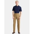 thumbnail image 2 of George Men's & Big Men's Classic Fit Flat Front Wrinkle Resistant Casual Pants, Waist Sizes 29-56, 2 of 5