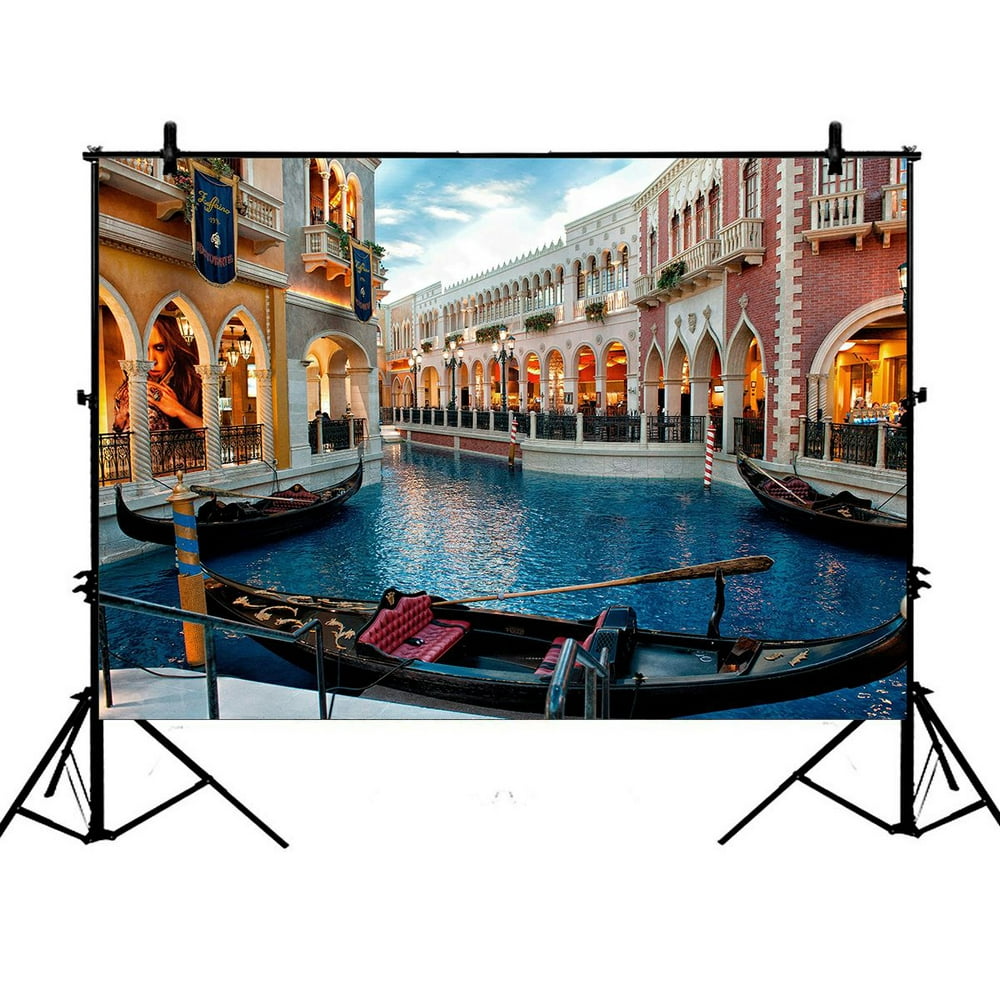 ZKGK 7x5ft The Water City Venice Polyester Photography Backdrop For ...