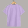 thumbnail image 5 of K pop Demon Chandail pour Filles, T-Shirt Graphique Mignon avec Dessin Animé, T-Shirt Tendance et Drôle, Chandail pour Enfants, Hauts Roses, Manches Courtes, Col Ras du Cou, 5 of 5