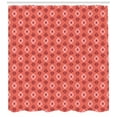 thumbnail image 3 of Ambesonne Coral Shower Curtain, Flower Floral Romance, 69"Wx84"L, Coral, 3 of 3
