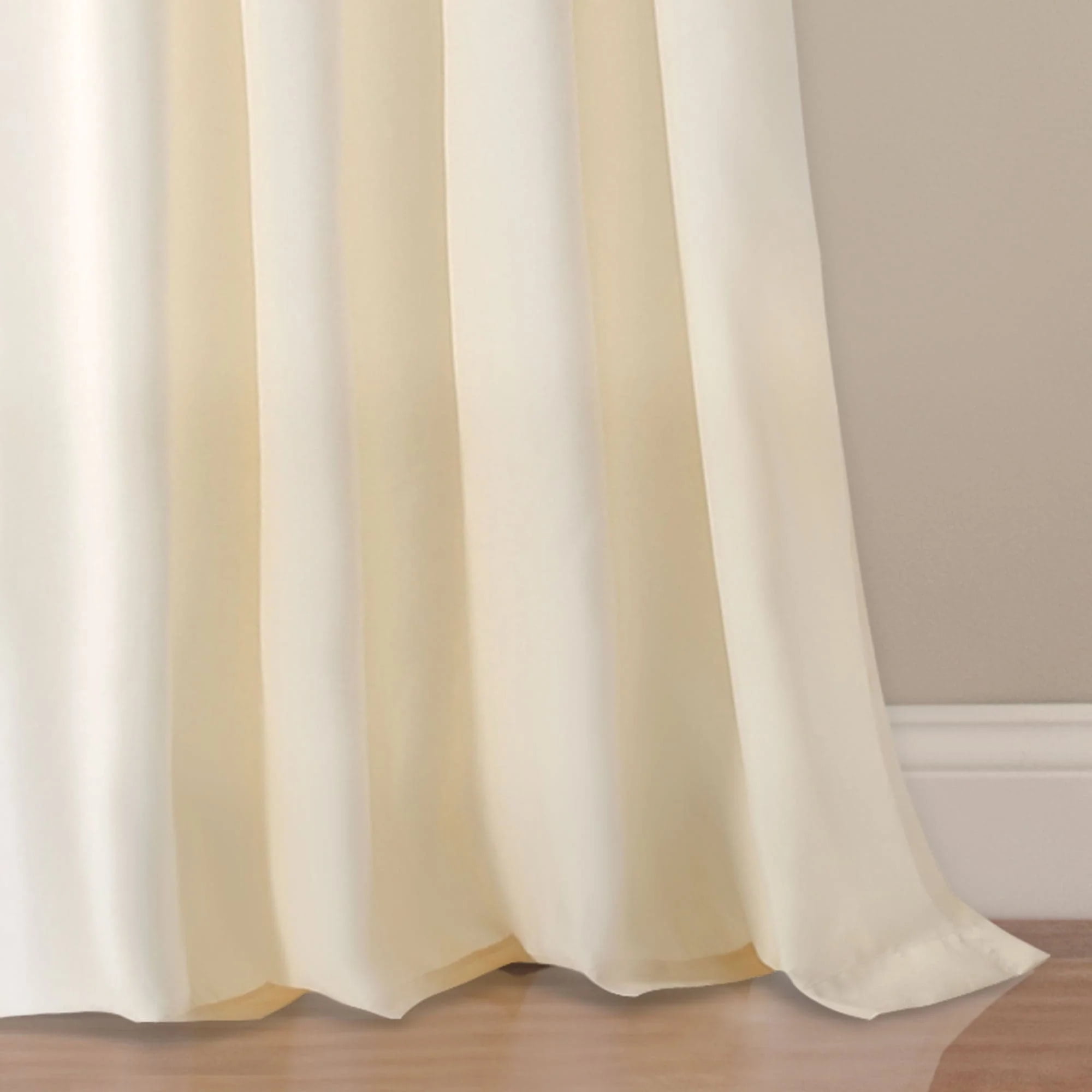 Lush Decor Bayview Window Curtain Panels White 54X63+2 Set