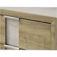 thumbnail image 4 of JERFIT 2-Drawer Nightstand, Driftwood Wood Bedside Table with Metal Pulls, Modern Bedroom Storage Cabinet, 4 of 5