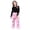 Pink, variant on 2 Piece Outfits Sets Long Sleeve Bow Print T Shirt Top and Wide Leg Pants Sets Girls Spring Outfits 7-8 Years Girls Clothes