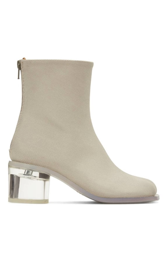 MM6 Anatomic Transparent Heel Boots, Brand Size 35 ( US Size 5 )