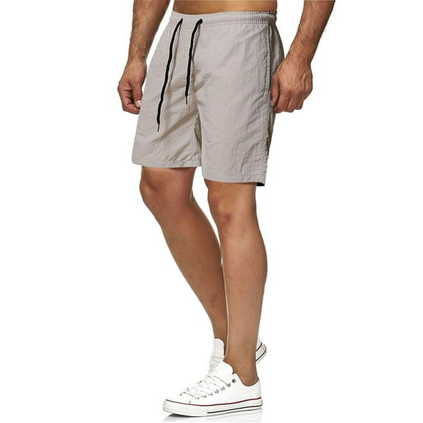 Tact Verslaggever Duur MAWCLOS Men Sweat Shorts Casual Loose Homewear Solid Color Trunks Elastic  Waist Quick Dry Beach Short Pants - Walmart.com