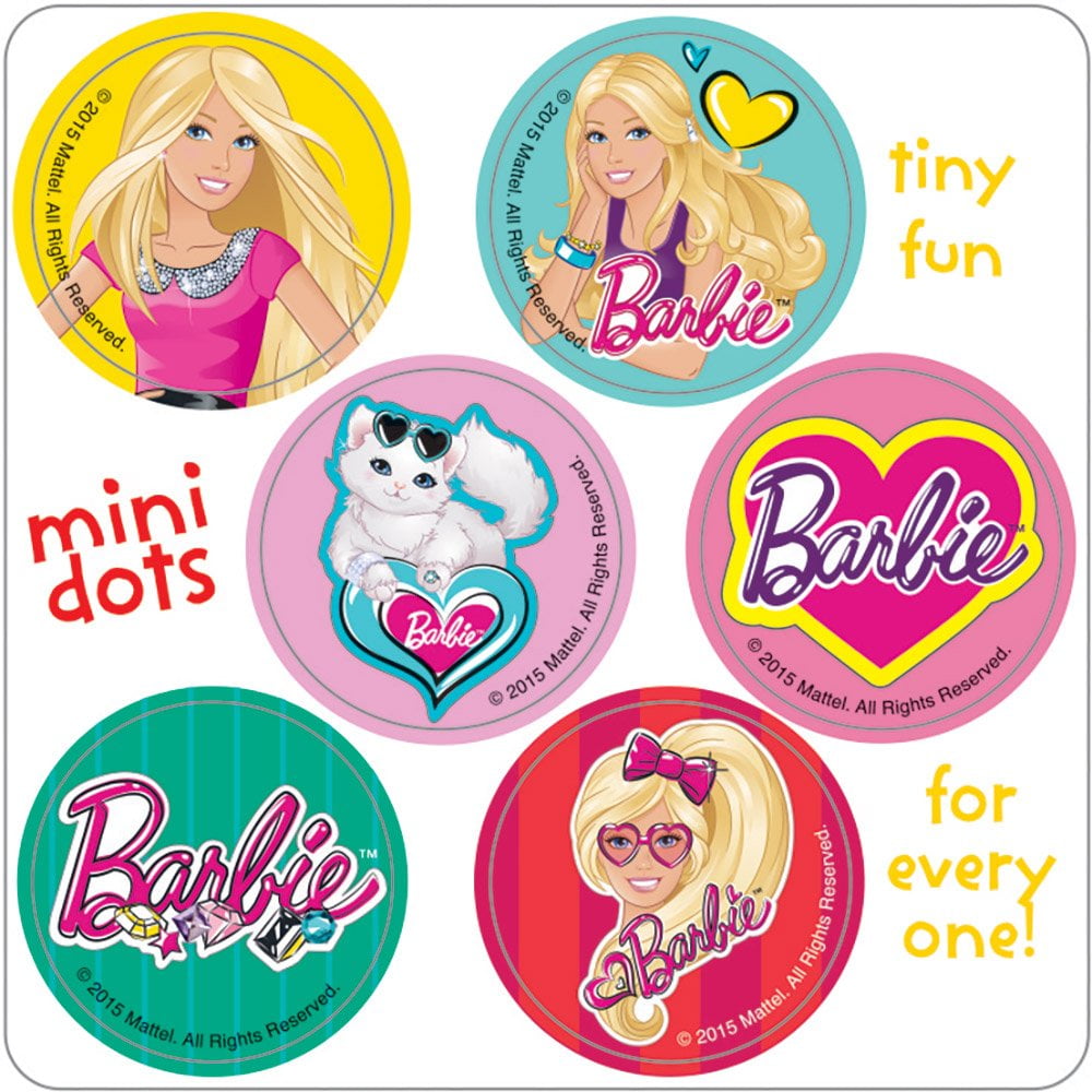 barbie stickers printable