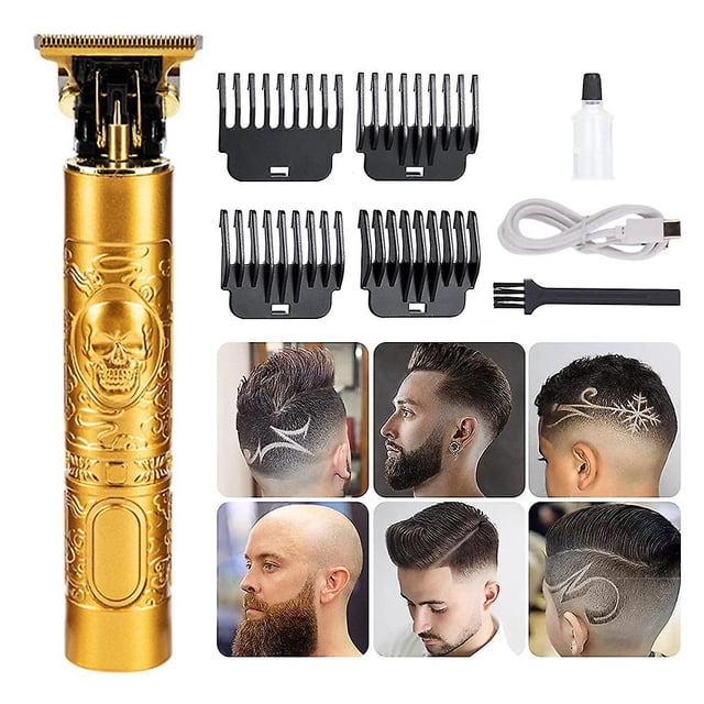 Cortapelos para hombres, recortador de barba profesional, cortapelos eléctrico inalámbrico, recortador de contorno WD.WDQZL Hogar