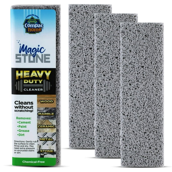 Compac Home Magic Stone Cleaning Stick, Heavy Duty, Removes Stains, Paint, Rust, Grease - 4 Pack