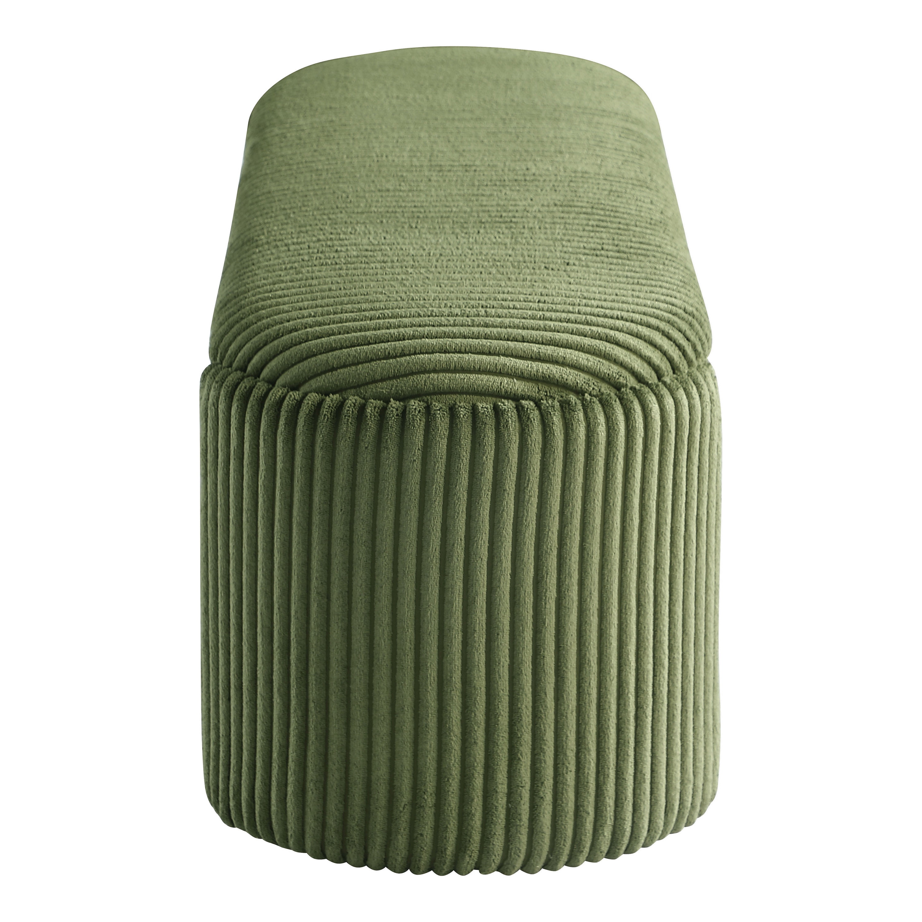 Furniture of America Ouria Chenille Fabric Modern Entryway Storage Bench, Green