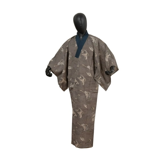 DEAR VANILLA Authentic Men's Kimono Juban Traditional Japanese Undergown Robe Made in Japan Original MJU-0205