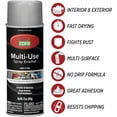 thumbnail image 7 of Color Care Multi-Surface Enamel Spray Paint and Rust Inhibitor, Light Gray, 12 fl oz, 4-Pack, 7 of 7