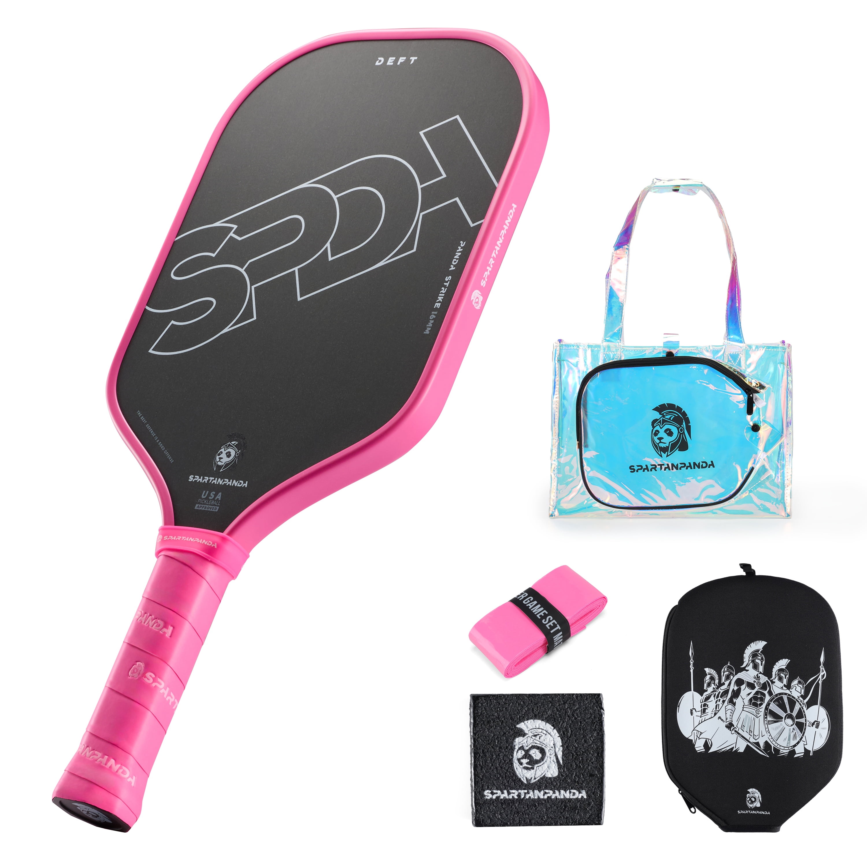 Professional Pickleball Paddle , T700 Carbon Fiber, 16mm Elongated Lightweight Edge Pickle-Ball Racket for Pro Control Players