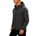 thumbnail image 6 of Dpjklzsn Men's Hooded Windbreaker Jacket, Lightweight Zip Front Outdoor Coat for Hiking and Travel, 6 of 9