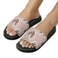 thumbnail image 5 of GZHJMY Stylish Slides for Women Men, Heart Signs Pink Leopard Print Soft Flexible Slip-on Sandals Slippers, 5 of 7