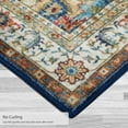 thumbnail image 5 of Washable Skid-Resistant Accent Rug Geometric Blue Multi 24" x 48", 5 of 9