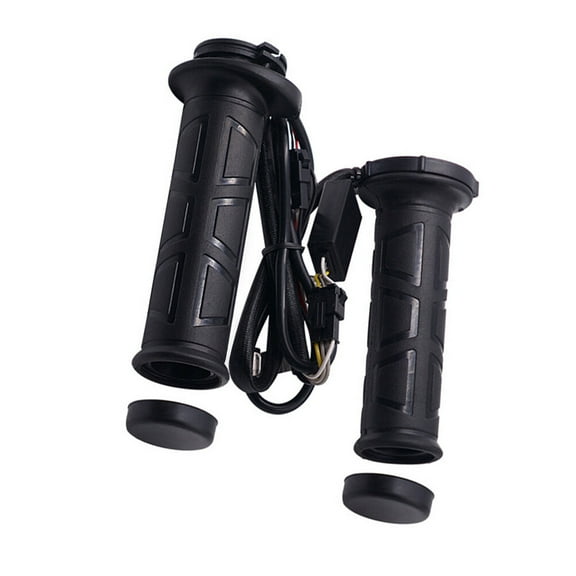 Toyandona Heated Motorcycle Hand Grips Black 1 Pair