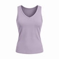 thumbnail image 6 of Smsaxvxz Womens Pullover Sports Tank Tops Summer Fashion Solid V Neck Sleeveless Casual Slim Fit Shirts 2026 Summer Clothes, 6 of 6