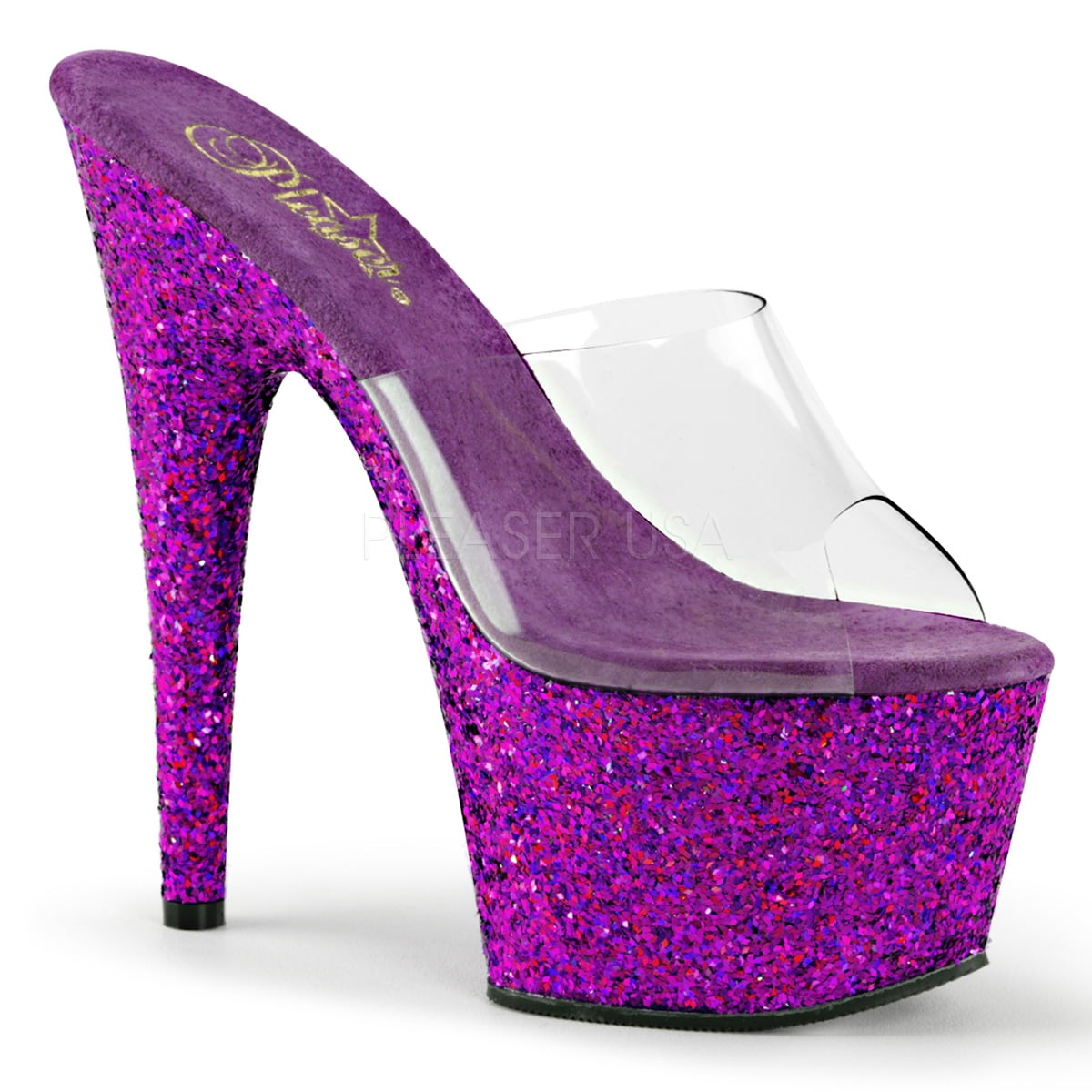 Women's Pleaser Adore 701LG Platform Slide Women's Pleaser Adore 701LG Platform Slide