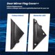 thumbnail image 5 of Car left and right door rearview mirror flag cover decorative triangle cover compatible with 500 12-19 1SJ85KX7AA 1SD00KX7AA, 5 of 5