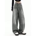 thumbnail image 5 of EMMIOL Women's Baggy Jeans High Waist Barrel Jeans Y2K Vintage Wide Leg Fit Jeans 90s Boyfriend Streetwear Denim Pants, 5 of 6